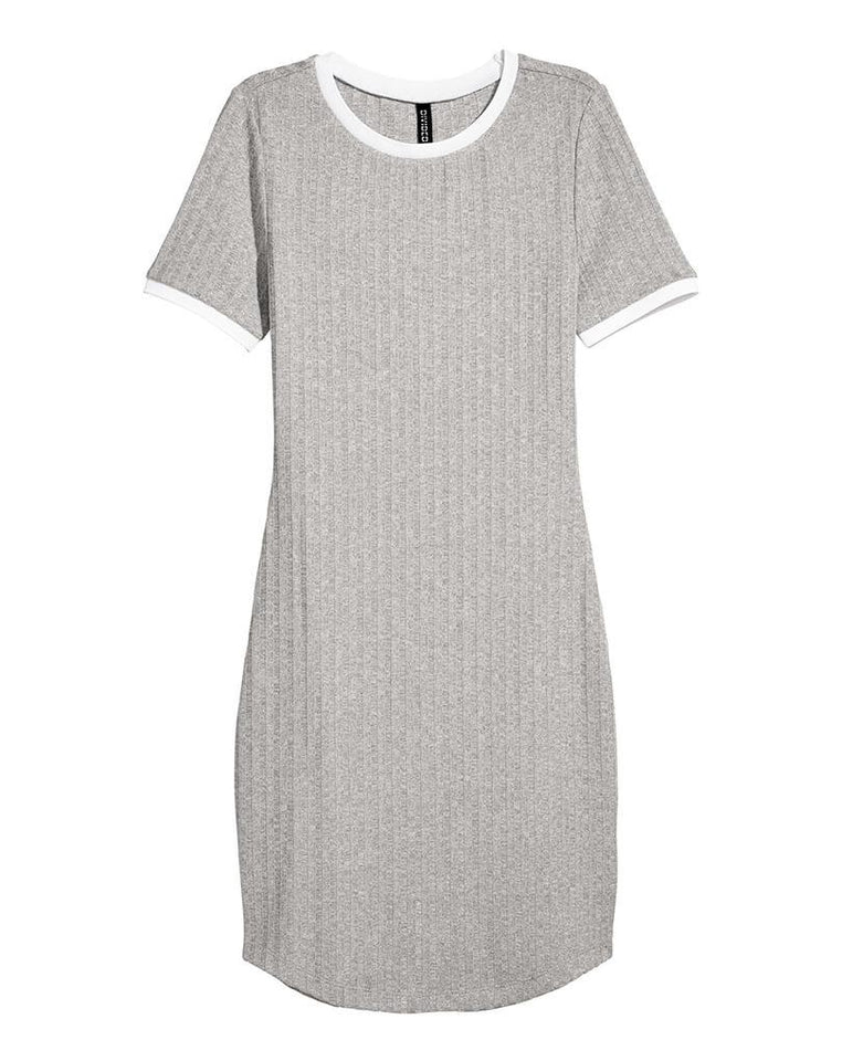 Ablounce-sleeved dress